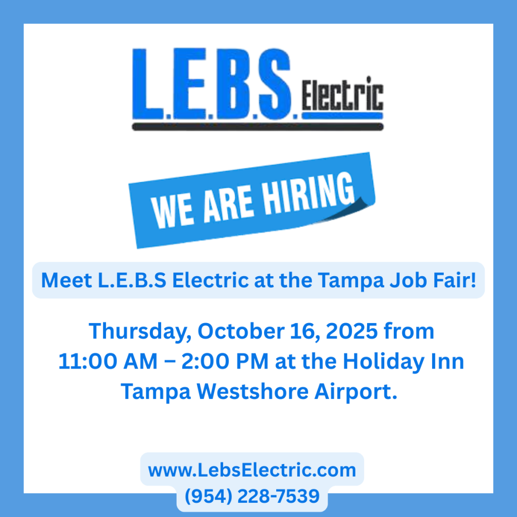 Join our Team, Come See Us at the Tampa Job Fair October 16th