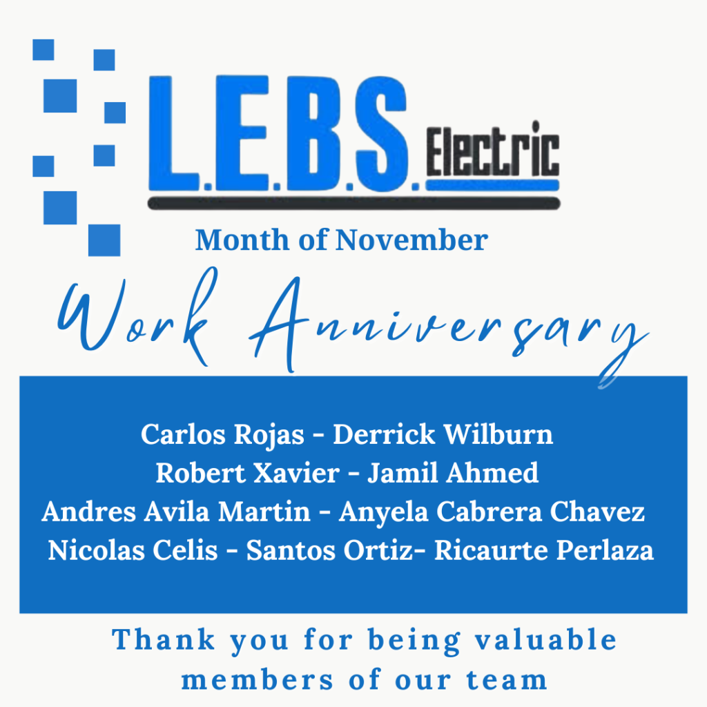 Celebrating Our Staff with November Work Anniversaries