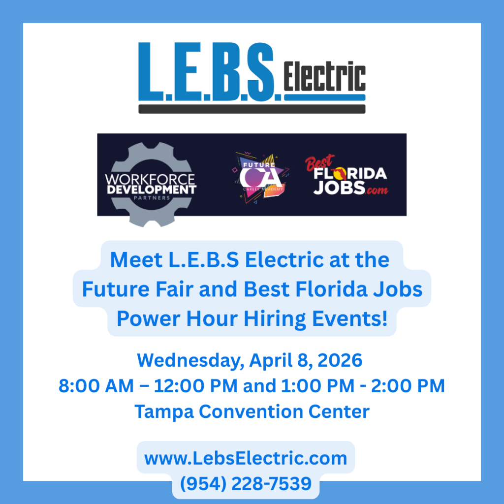 L.E.B.S. Electric Committed to Workforce Development Across Florida