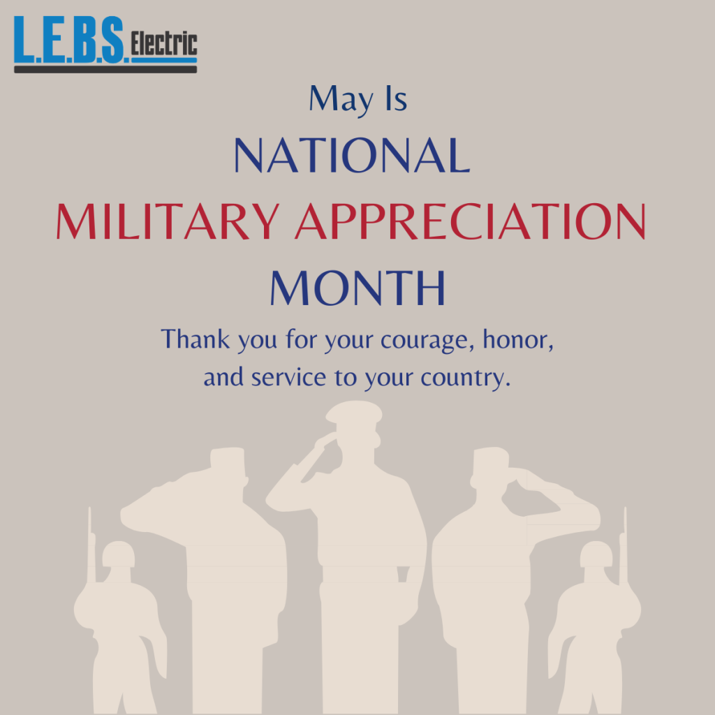 Recognizing Our Armed Forces During Military Appreciation Month