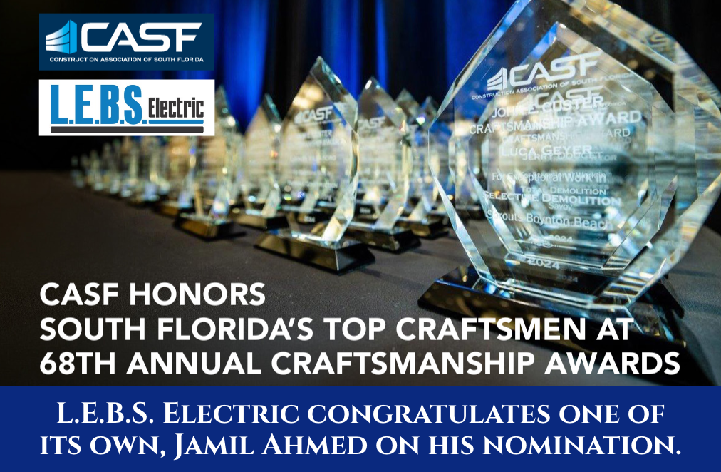 Congratulations to Jamil Ahmed on Winning the 2026 CASF Craftsmanship Award