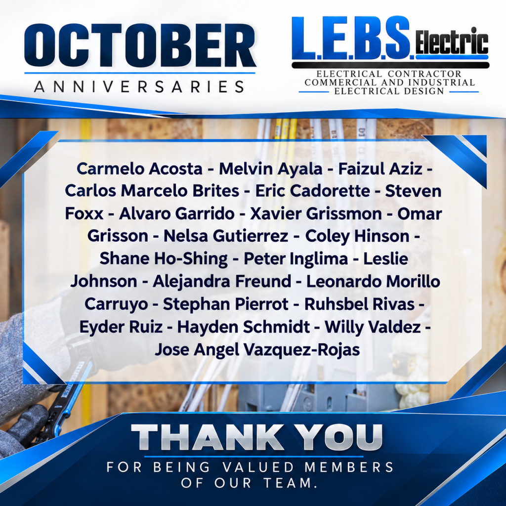 Celebrating Our Team Members with October Work Anniversaries
